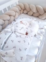 Multifunktioneller Babyschlafsack| Premium Musselin|0-8M| Blackberry Zusatzbild-2