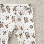 Baby Set |Sweat, Hose & Headband|GOTS Baumwolle|Pastel Roses Zusatzbild-4