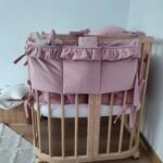 Bettuntensilo Samt Altrosa, Bettorganiser Glam Hauptbild