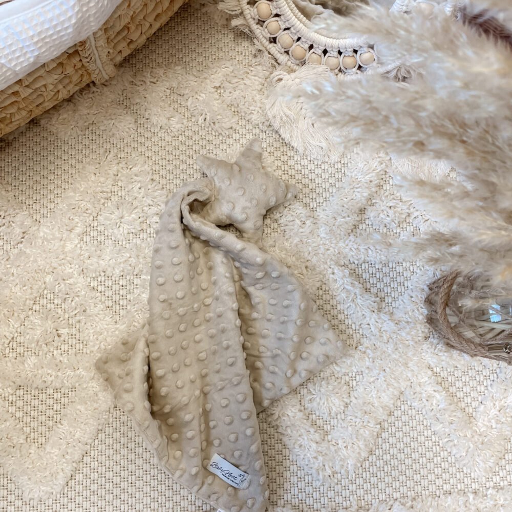 Peluche | Minky | Beige Étoile Image supplémentaire-3