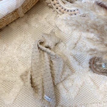 Schmusetuch |Minky|Beige Star Zusatzbild-3