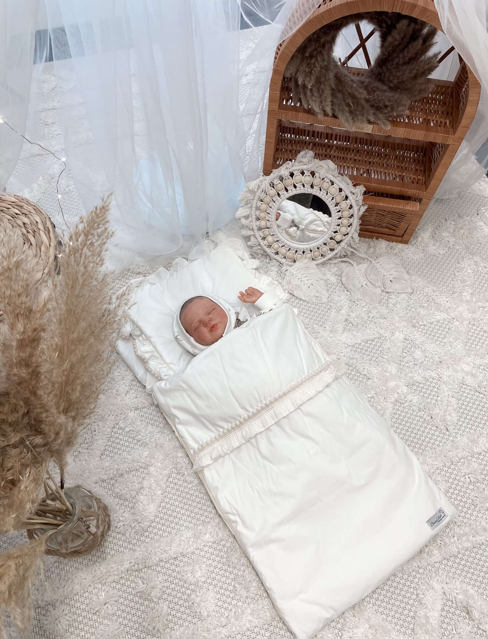 Babyschlafsack Boho Cream Babyschlafsack mit Kissen| Premium Baumwolle| Boho Cream Hauptbild