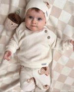 Baby Set| Sweat, Hose & Beanie|GOTS Baumwolle|Elephants Zusatzbild-2