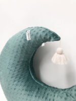 Stillkissen Halbmond|Minky| Teal Zusatzbild-2