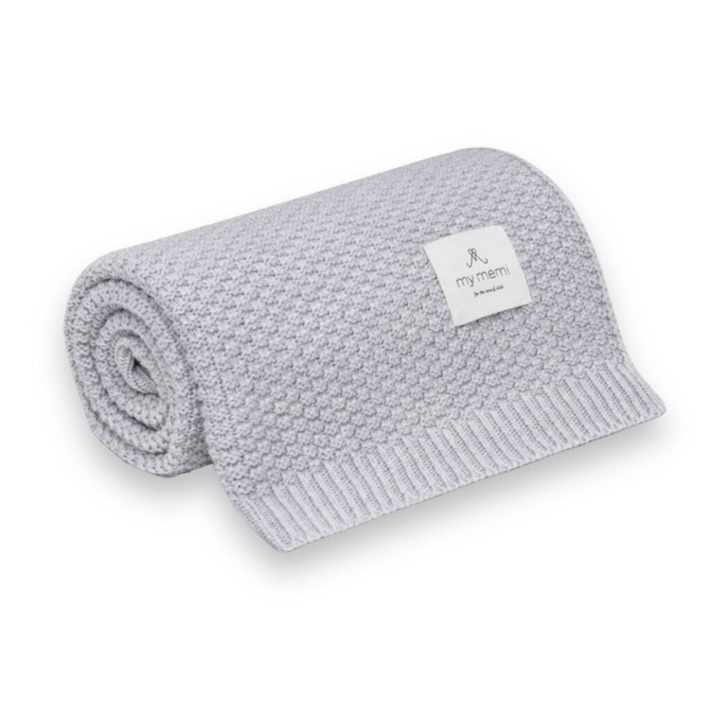 MY MEMI | Premium Merino Blanket | Grey Main Image