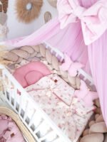 Multifunktioneller Babyschlafsack| Premium Musselin-Baumwolle|0-8M| Spring Flowers Zusatzbild-1