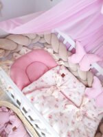 Multifunktioneller Babyschlafsack| Premium Musselin-Baumwolle|0-8M| Spring Flowers Zusatzbild-4