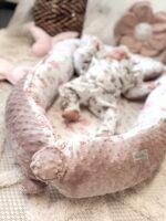 Babynest 4er Premium Set Peonies & Bunny Rosa Zusatzbild-4
