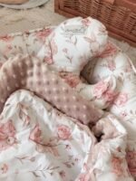 Babynest 4er Premium Set Peonies & Bunny Rosa Zusatzbild-6
