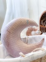 Stillkissen Halbmond|Minky| Rosa Hauptbild