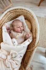 Einschlagdecke| Premium Baumwolle|TOG 2.5|Boho Leaves Light Zusatzbild-2
