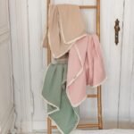 Babydecke| Double Premium Musselin 4-lagig Boho |Altrosa Zusatzbild-3