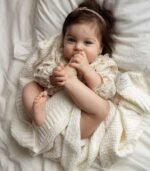 MY MEMI | Bamboo Blanket Chain | Cream Additional Image 1