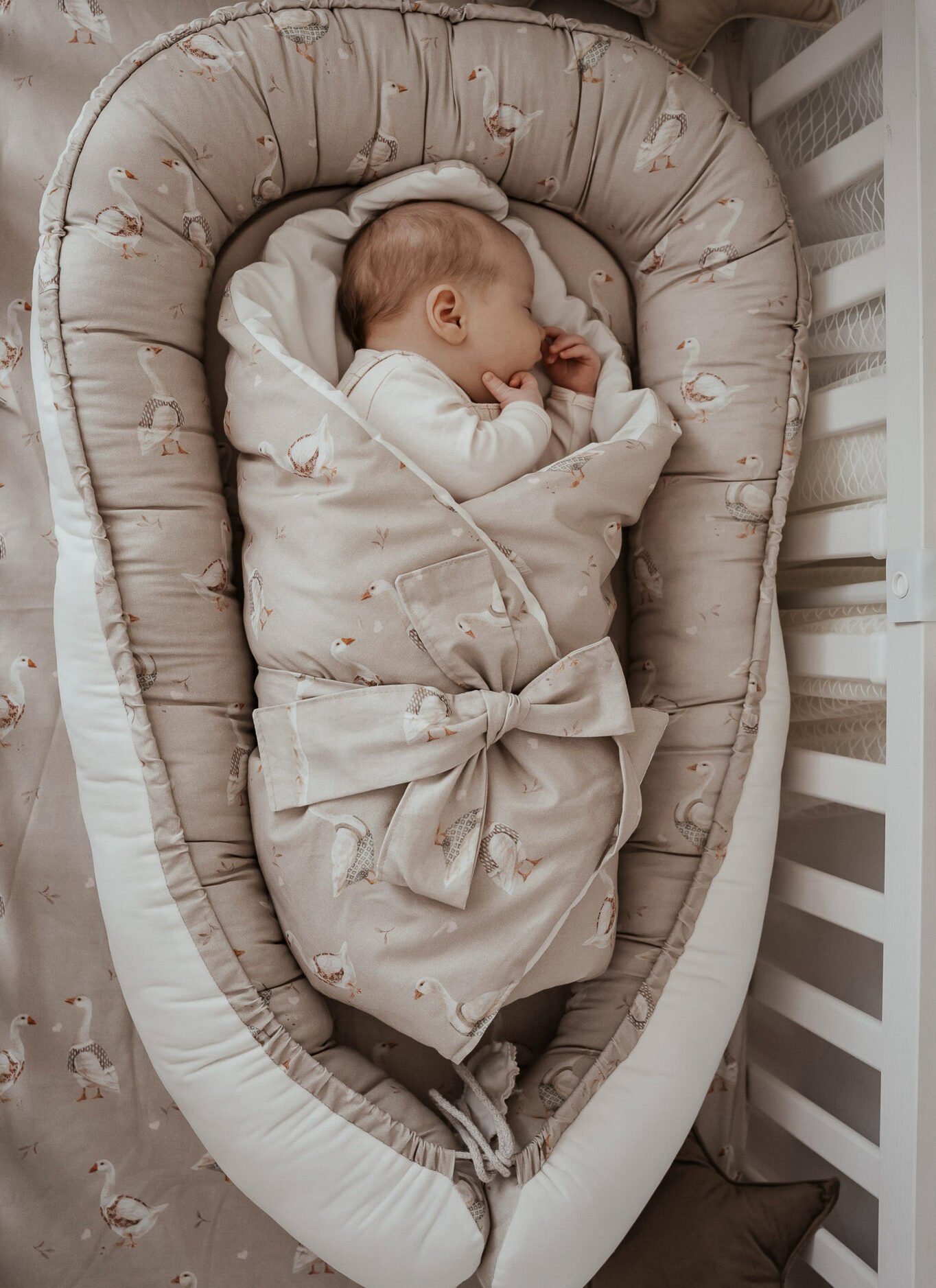 Babynest |Premium Ultra Soft Baumwolle|4er Set |Gooses 29636 Babynest |Premium Ultra Soft Baumwolle|4er Set |Gooses Hauptbild