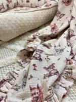 Babydecke| Premium Double Musselin 4 layers |Woodland Friends Zusatzbild-5