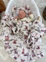 Babydecke| Premium Double Musselin 4 layers |Woodland Friends Zusatzbild-3