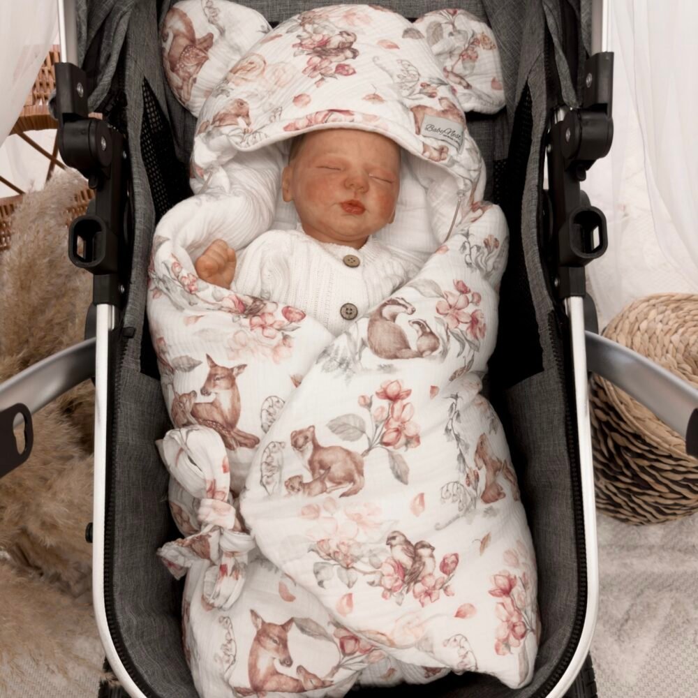 Premium Muslin Car Seat Blanket Magic Forest Main Image