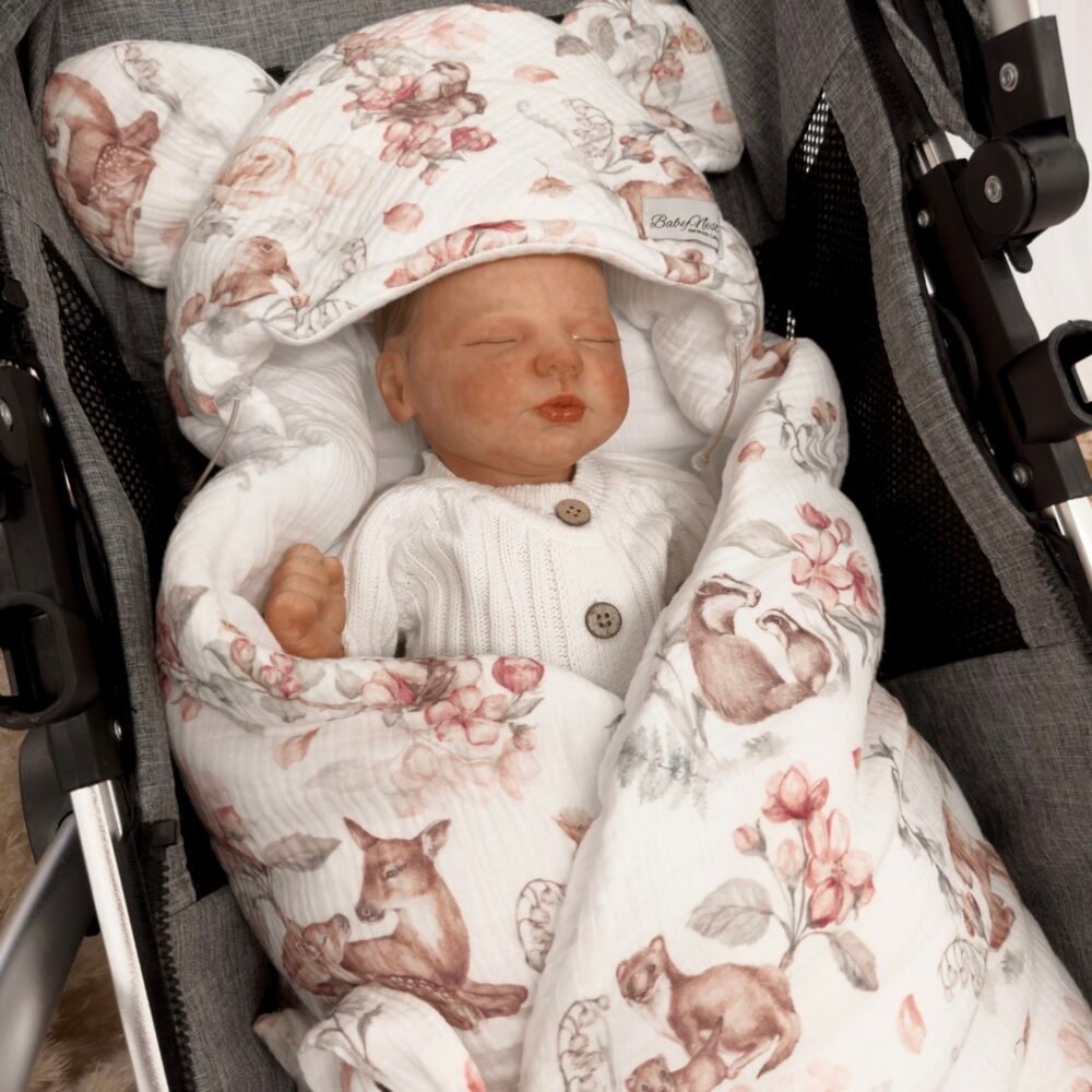 Premium Muslin Car Seat Blanket Magic Forest Additional Image 1