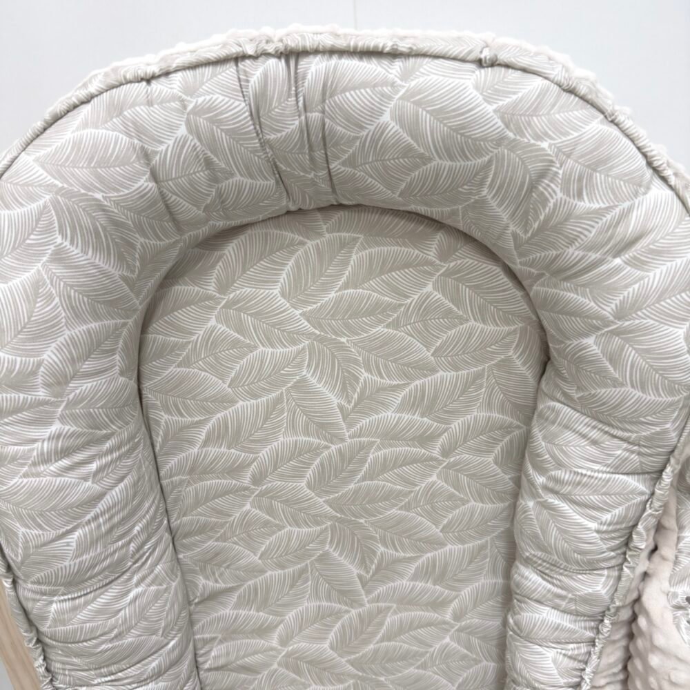 Nido per neonati, set premium da 4 pezzi, foglie in stile boho. Immagine aggiuntiva-1