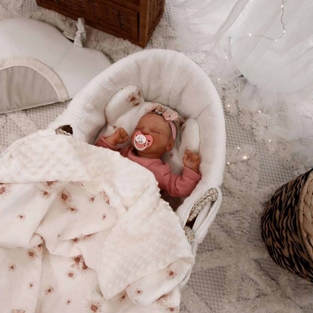 Set Kuscheldecke Kissen |Premium Musselin-Minky|Daisies Zusatzbild-1