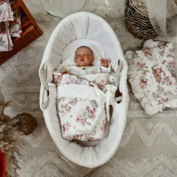 Babynest |Premium Ultra Soft Musselin |3er Set|Magic Forest Zusatzbild-4