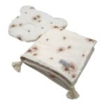 Set Kuscheldecke Kissen |Premium Musselin-Minky|Daisies – Bild 4