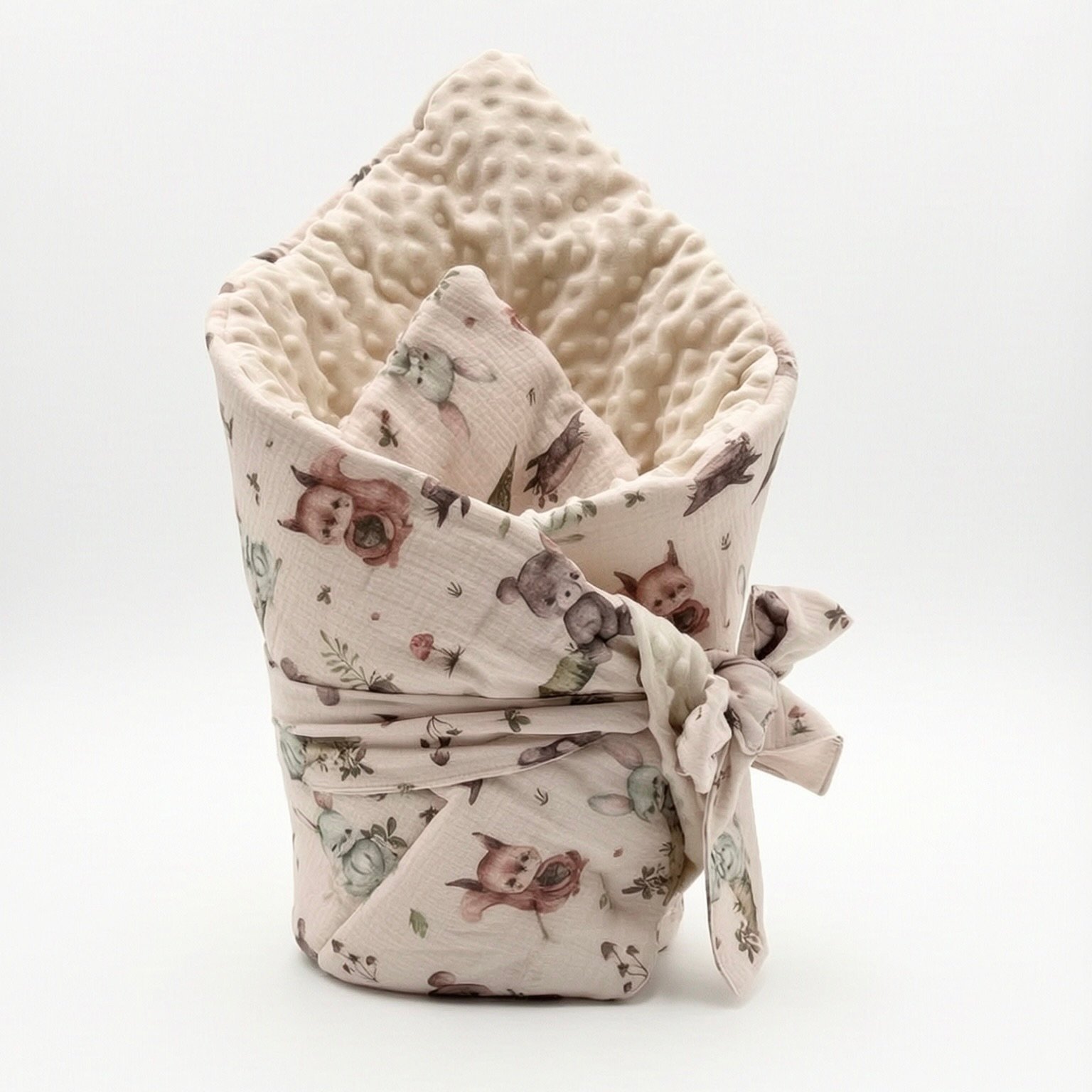 Einschlagdecke| Premium Ultra Soft Muslin|TOG 2.5|Woodland Friends - Image 1