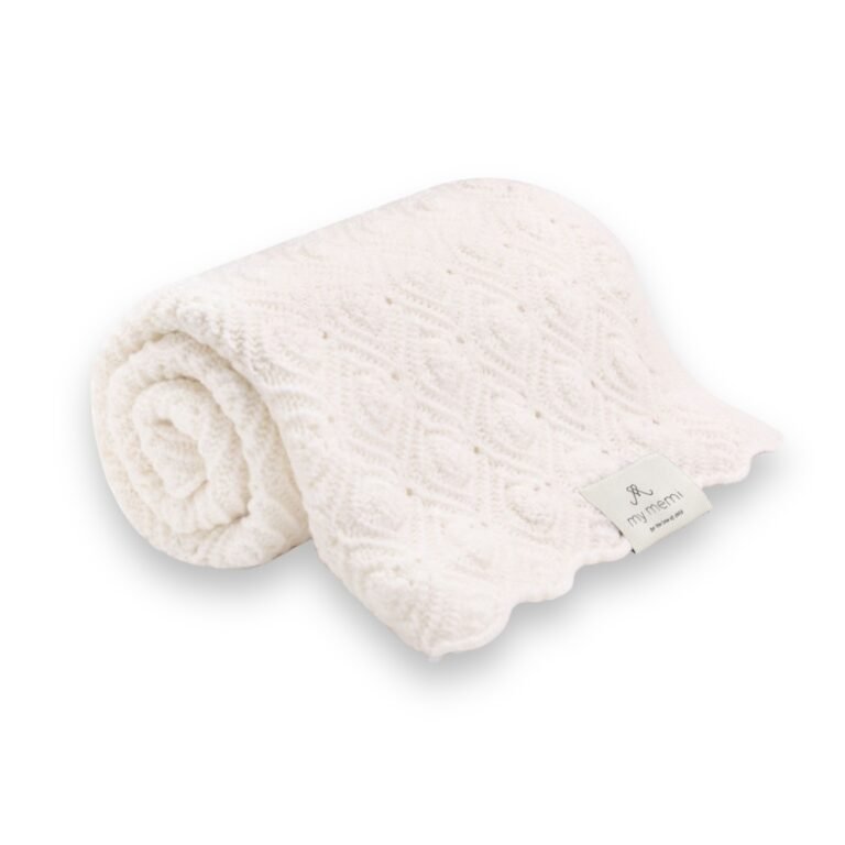 MY MEMI | Merino Decke Premium | Cream Pearl Hauptbild