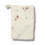 Badtuch mit Kapuze | Waffel| Daisies Hauptbild