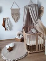 Baldachin Musselin Beige Zusatzbild-2
