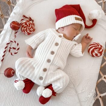 Christmas Beanie & Booties|0-6M Hauptbild