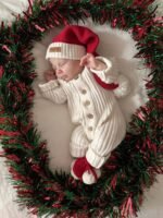 Christmas Beanie & Booties|0-6M Zusatzbild-4