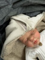 Premium Samt Wandelbarer Winterfusssack |Dark Beige Zusatzbild-4