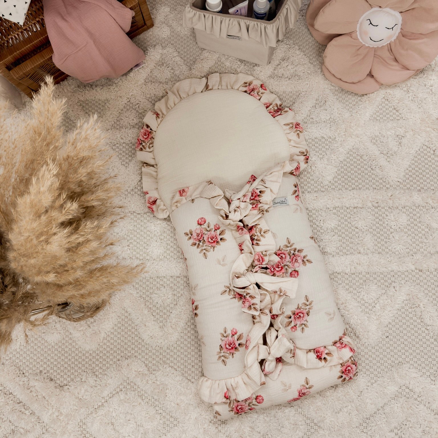 Multifunktioneller Babyschlafsack| Premium Musselin|0-8M|Fall Roses 26564 Multifunktioneller Babyschlafsack| Premium Musselin|0-8M|Fall Roses Hauptbild