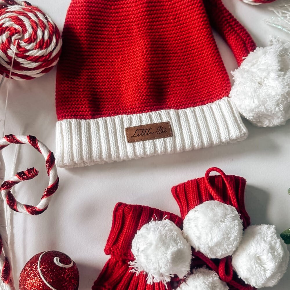Christmas Beanie & Booties|0-6M Zusatzbild-1