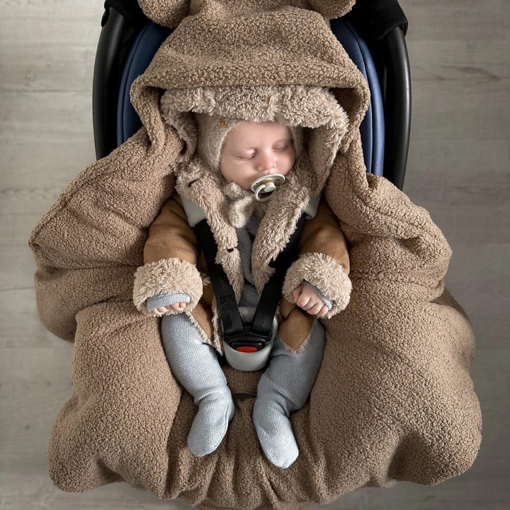 Couverture pour siège auto | TOG 2,5 | Teddy | Biscuit Image supplémentaire-1