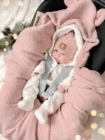 Autoschale Decke|TOG 2.5|Teddy|Rosa Zusatzbild-1