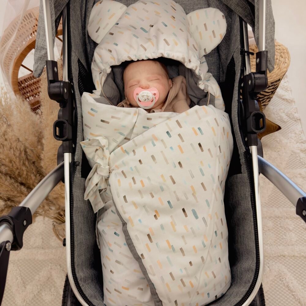 Car Seat Cover | Premium Muslin Cotton | Confetti Main Image