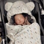 Autoschale Decke |Premium Musselin Musselin Baumwolle| Confetti Zusatzbild-1