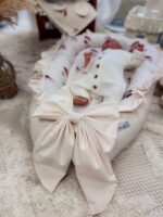 Babynest |Premium Ultra Soft Musselin Velours |4er Set|Happy Mushrooms Zusatzbild-5