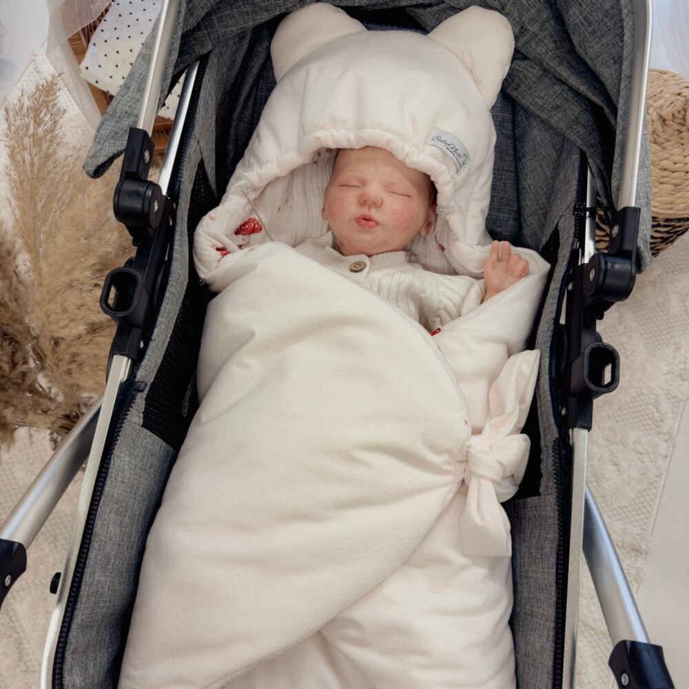 Car Seat Cover | Premium Muslin Velour | Happy Mushrooms Main Image