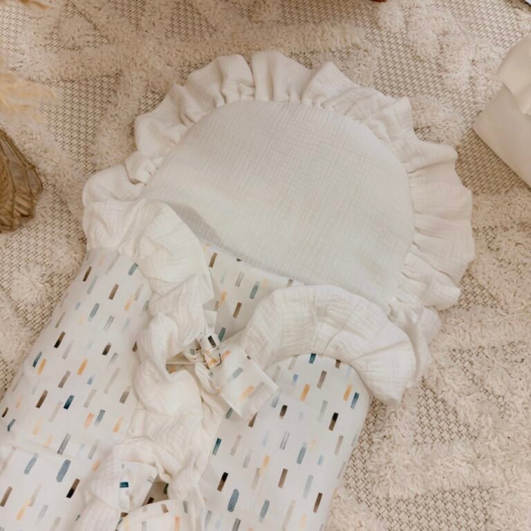 Multifunktioneller Babyschlafsack| Premium Musselin Baumwolle|0-8M|Confetti Zusatzbild-1
