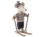 Maileg Wintermaus mit Ski Papa Hauptbild