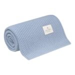 MY MEMI | Couverture en mérinos premium | Image principale bleu ciel