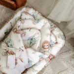 Babynest |Premium Baumwolle Minky|3er Set|Baby Safari Zusatzbild-1