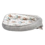 Babynest |Premium Baumwolle Minky|3er Set|Puppies & Hot Air Balloons Zusatzbild-1
