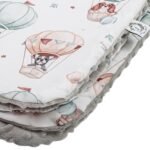 Set Kuscheldecke Kissen |Premium Baumwolle-Minky|TOG 2.5|Puppies & Hot Air Balloons Zusatzbild-3