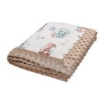 Beliebte Minky-Babydecke mit Füllung – Zweiseitig, Kuschelig & Vielseitig|Baby Safari Hauptbild