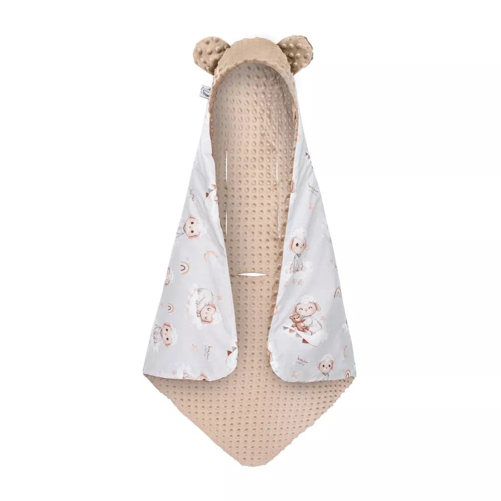 Car Seat Blanket | Premium Cotton Minky | Sheeps 28322 Car Seat Blanket | Premium Cotton Minky | Sheep Main Image