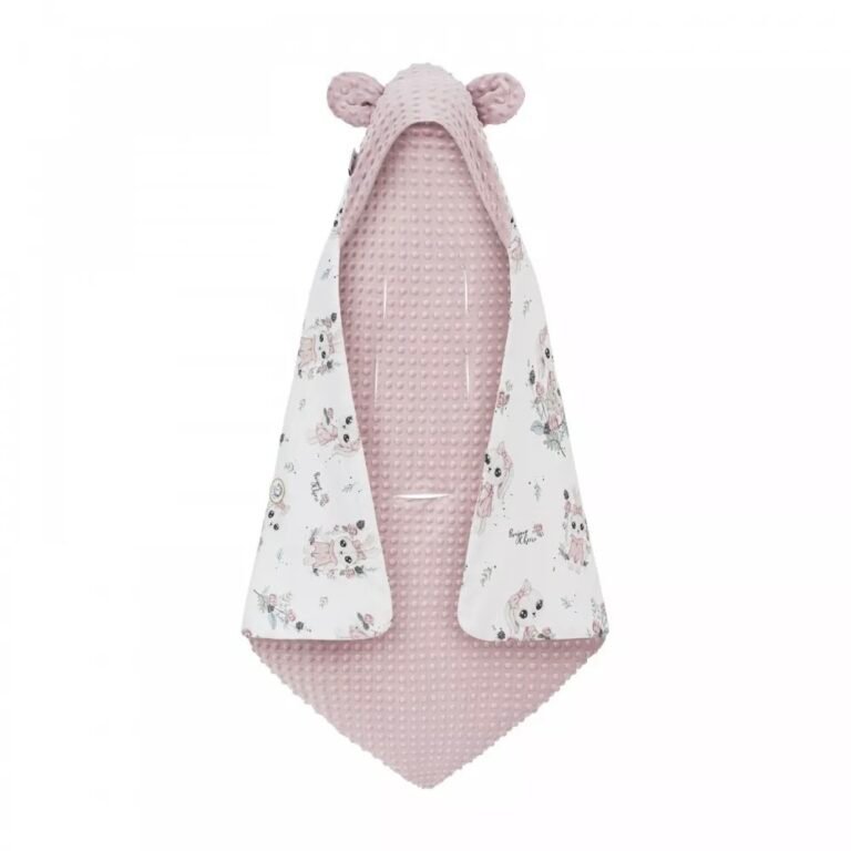 Autoschale Decke |Premium Baumwolle Minky|Little Miss Bunny Hauptbild